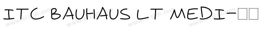 ITC Bauhaus LT Medi字体转换